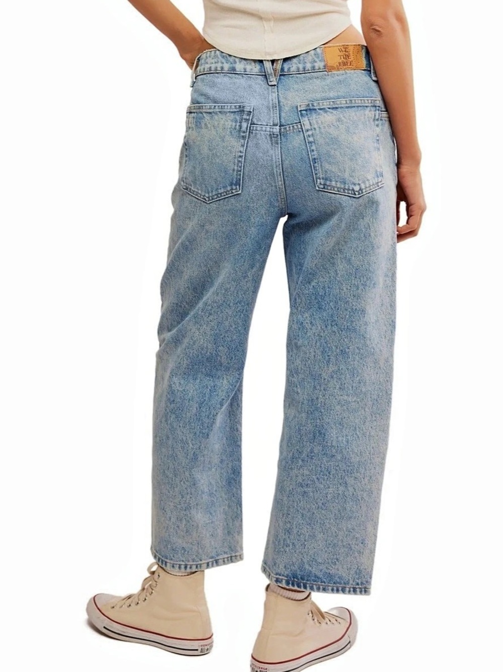 Free People Deep Trance Low Rise Boyfriend Jeans
